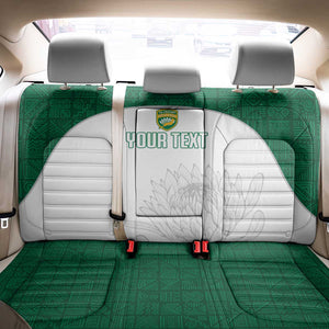 Custom Afro South Africa Cricket Back Car Seat Cover Go Proteas - African Pattern