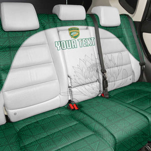 Custom Afro South Africa Cricket Back Car Seat Cover Go Proteas - African Pattern