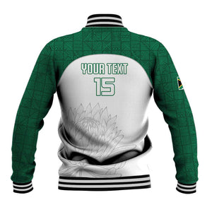 Custom Afro South Africa Cricket Baseball Jacket Go Proteas - African Pattern