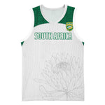 Custom Afro South Africa Cricket Basketball Jersey Go Proteas - African Pattern LT15