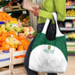 Custom Afro South Africa Cricket Grocery Bag Go Proteas - African Pattern