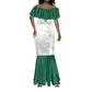 Custom Afro South Africa Cricket Mermaid Dress Go Proteas - African Pattern