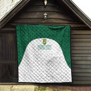 Custom Afro South Africa Cricket Quilt Go Proteas - African Pattern