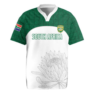 Custom Afro South Africa Cricket Rugby Jersey Go Proteas - African Pattern