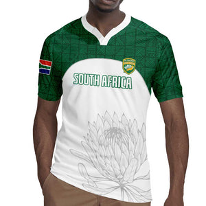 Custom Afro South Africa Cricket Rugby Jersey Go Proteas - African Pattern