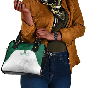 Custom Afro South Africa Cricket Shoulder Handbag Go Proteas - African Pattern