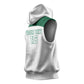 Custom Afro South Africa Cricket Sleeveless Hoodie Go Proteas - African Pattern - African Pride