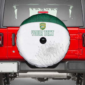 Custom Afro South Africa Cricket Spare Tire Cover Go Proteas - African Pattern