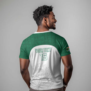 Custom Afro South Africa Cricket T shirt Go Proteas - African Pattern