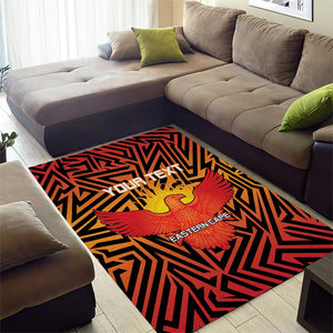 Custom Afro South Africa Cricket Area Rug Eastern Cape - Go Sunrisers