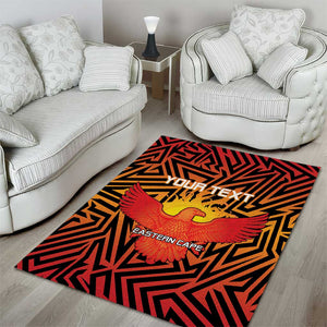 Custom Afro South Africa Cricket Area Rug Eastern Cape - Go Sunrisers