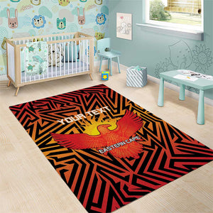 Custom Afro South Africa Cricket Area Rug Eastern Cape - Go Sunrisers