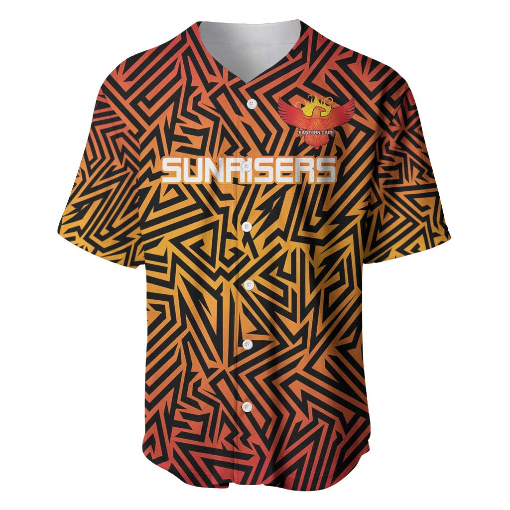 Custom Afro South Africa Cricket Baseball Jersey Eastern Cape - Go Sunrisers