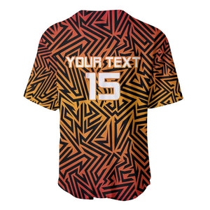 Custom Afro South Africa Cricket Baseball Jersey Eastern Cape - Go Sunrisers