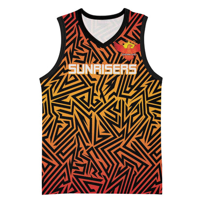 Custom Afro South Africa Cricket Basketball Jersey Eastern Cape - Go Sunrisers LT15