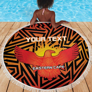 Custom Afro South Africa Cricket Beach Blanket Eastern Cape - Go Sunrisers