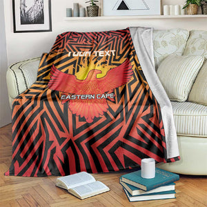 Custom Afro South Africa Cricket Blanket Eastern Cape - Go Sunrisers