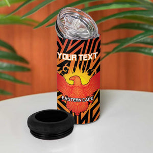 Custom Afro South Africa Cricket 4 in 1 Can Cooler Tumbler Eastern Cape - Go Sunrisers