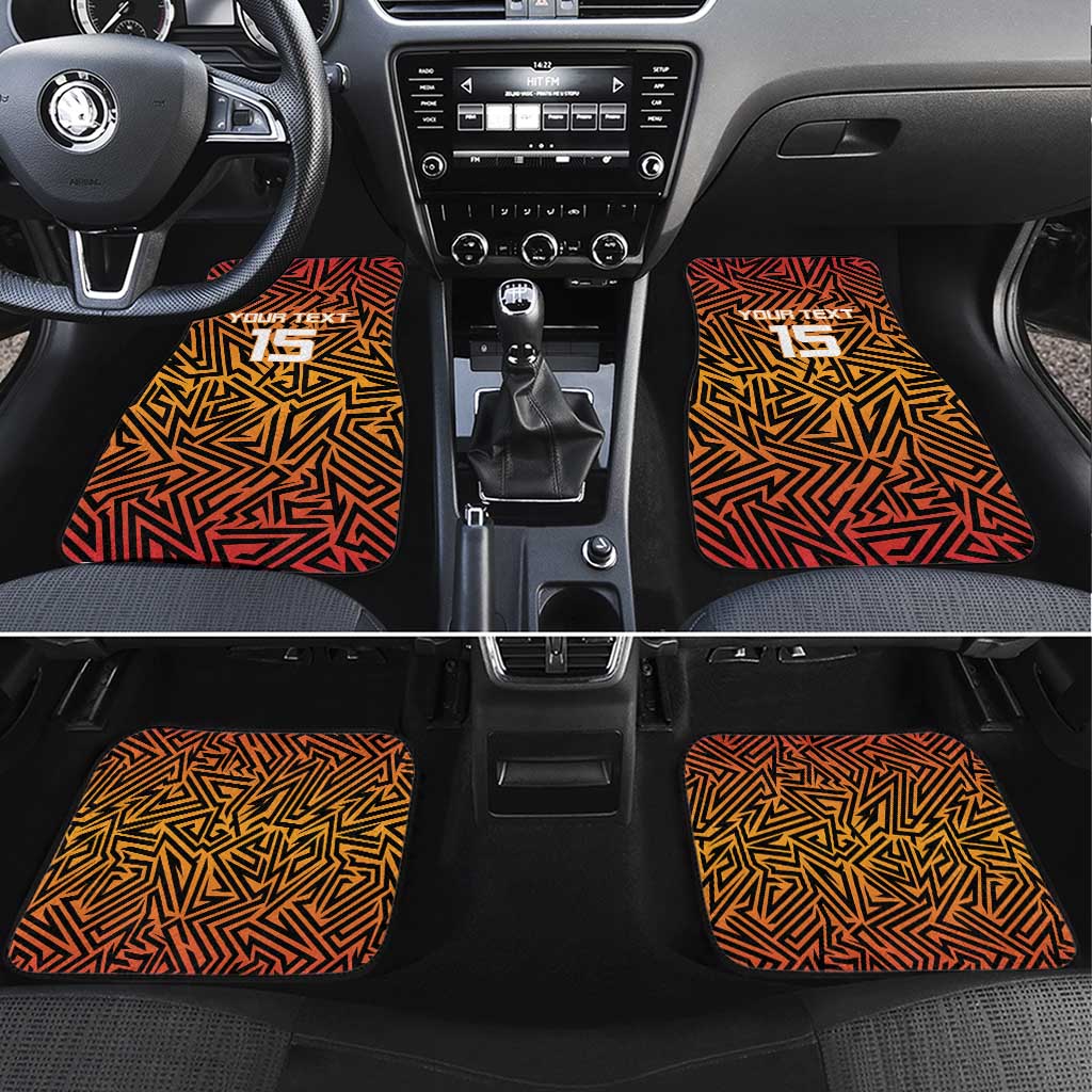 Custom Afro South Africa Cricket Car Mats Eastern Cape - Go Sunrisers