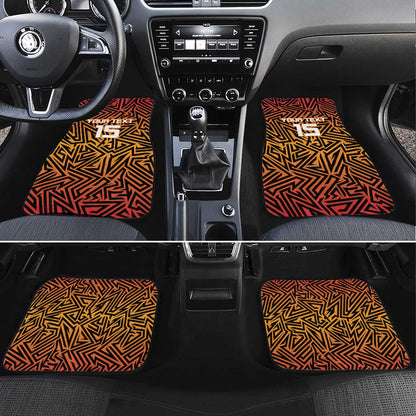 Custom Afro South Africa Cricket Car Mats Eastern Cape - Go Sunrisers
