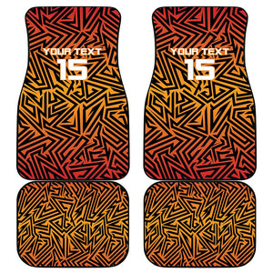 Custom Afro South Africa Cricket Car Mats Eastern Cape - Go Sunrisers