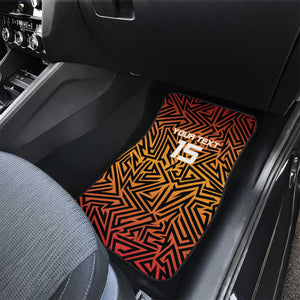 Custom Afro South Africa Cricket Car Mats Eastern Cape - Go Sunrisers