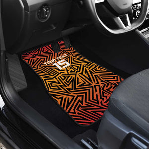 Custom Afro South Africa Cricket Car Mats Eastern Cape - Go Sunrisers