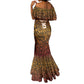 Custom Afro South Africa Cricket Mermaid Dress Eastern Cape - Go Sunrisers