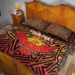 Custom Afro South Africa Cricket Quilt Bed Set Eastern Cape - Go Sunrisers