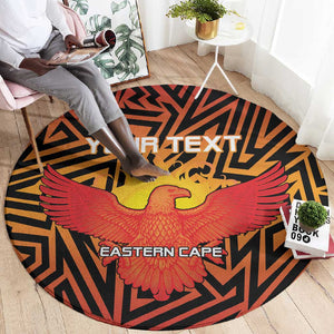 Custom Afro South Africa Cricket Round Carpet Eastern Cape - Go Sunrisers