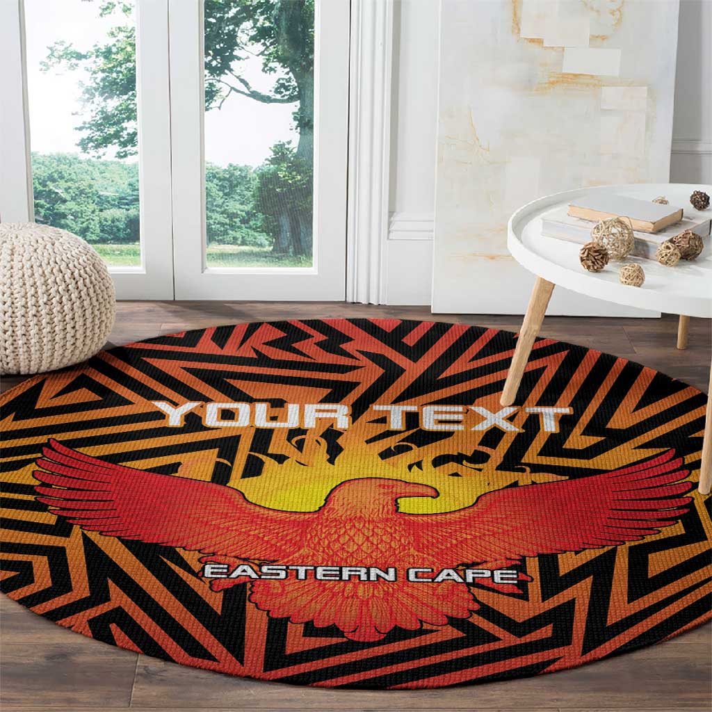 Custom Afro South Africa Cricket Round Carpet Eastern Cape - Go Sunrisers