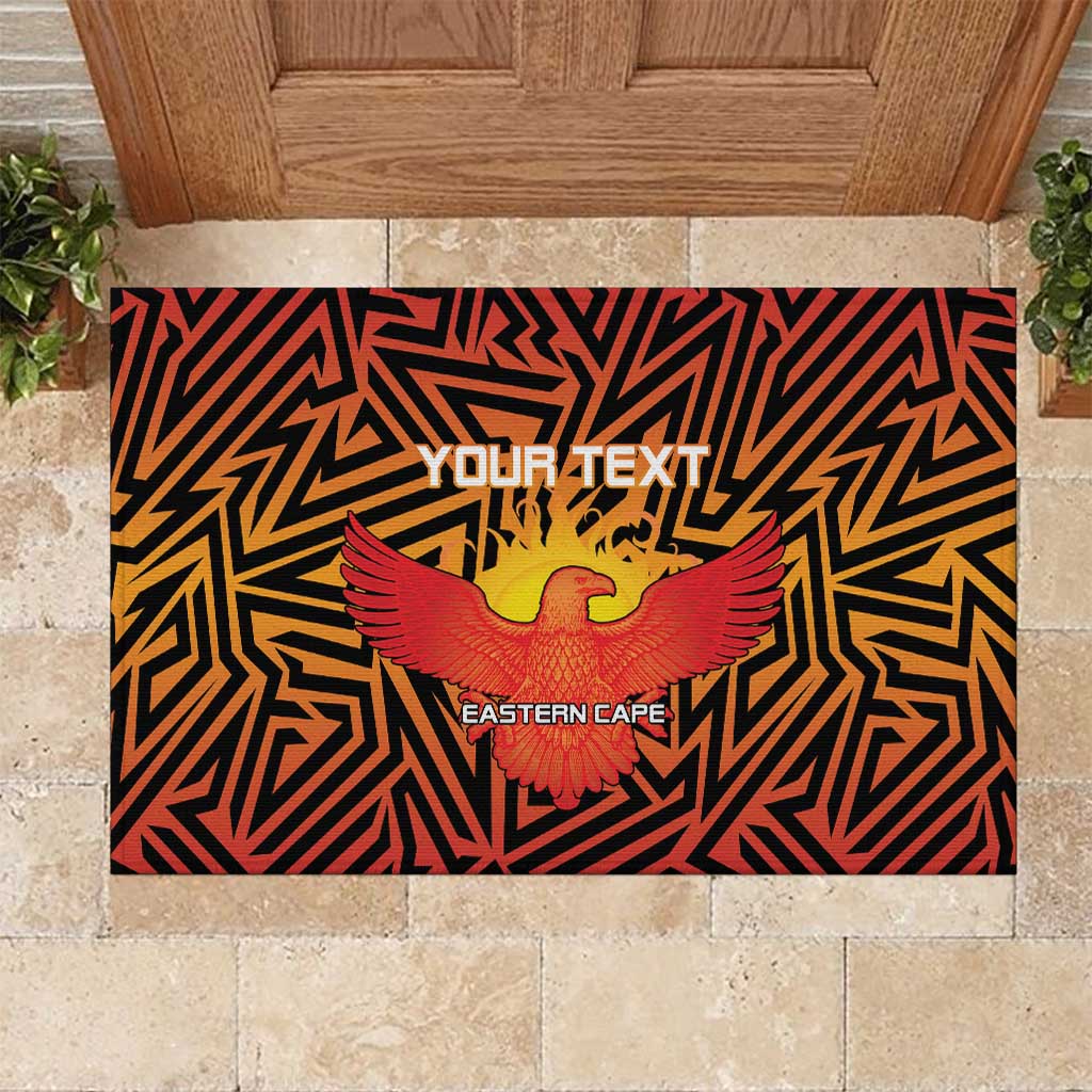 Custom Afro South Africa Cricket Rubber Doormat Eastern Cape - Go Sunrisers