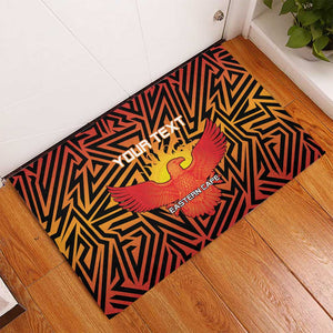 Custom Afro South Africa Cricket Rubber Doormat Eastern Cape - Go Sunrisers