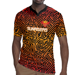 Custom Afro South Africa Cricket Rugby Jersey Eastern Cape - Go Sunrisers