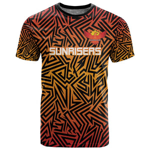 Custom Afro South Africa Cricket T shirt Eastern Cape - Go Sunrisers