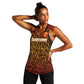 Custom Afro South Africa Cricket Women Racerback Tank Eastern Cape - Go Sunrisers