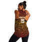 Custom Afro South Africa Cricket Women Racerback Tank Eastern Cape - Go Sunrisers