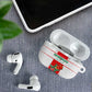 Morocco Football AirPods Case Go Champions Atlas Lions - White
