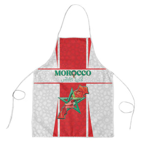 Morocco Football Apron Go Champions Atlas Lions - White