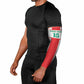 Custom Morocco Football Arm Sleeves Go Champions Atlas Lions - White