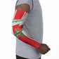 Custom Morocco Football Arm Sleeves Go Champions Atlas Lions - White
