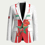 Custom Morocco Football Blazer Go Champions Atlas Lions - White