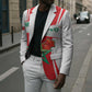 Custom Morocco Football Blazer Go Champions Atlas Lions - White