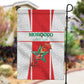 Morocco Football Garden Flag Atlas Lions Champions 2025 - White - African Pride