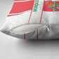 Morocco Football Pillow Cover Go Champions Atlas Lions - White