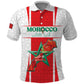 Morocco Football Custom Polo Shirt Atlas Lions Champions 2025 - White LT15