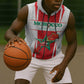 Morocco Football Custom Sleeveless Zip Hoodie Atlas Lions Champions 2025 - White - African Pride