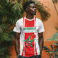 Morocco Football Custom T shirt Atlas Lions Champions 2025 - White LT15