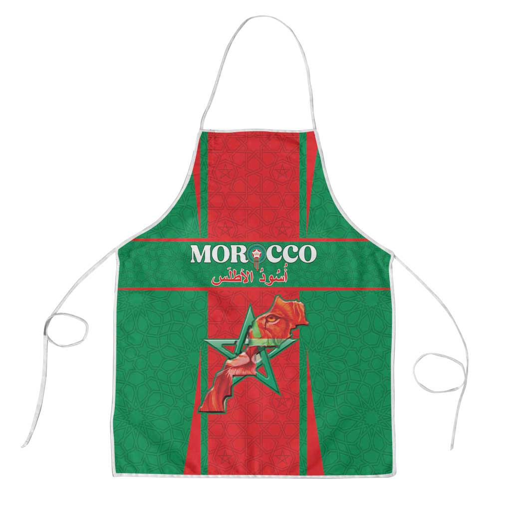 Morocco Football Apron Go Champions Atlas Lions - Red
