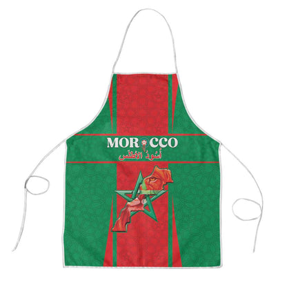 Morocco Football Apron Go Champions Atlas Lions - Red